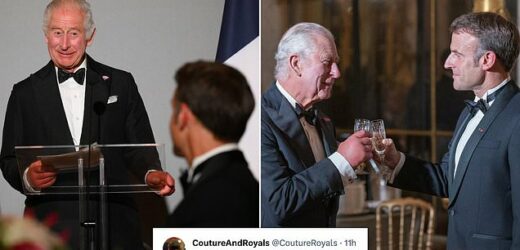 King Charles leaves diners in stitches as he jokes during speech