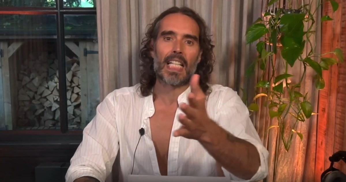 Russell Brand begs fans to give him money after being cut off from YouTube