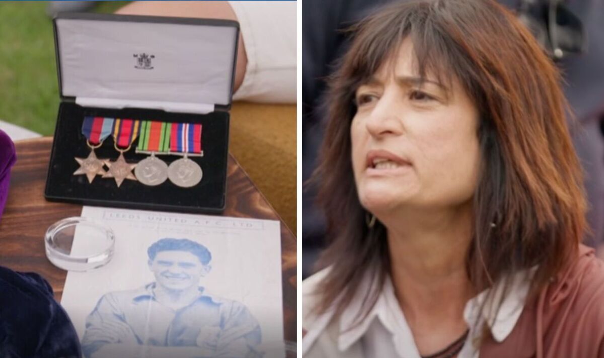 Antiques Roadshow guest refuses to sell war medals of football hero