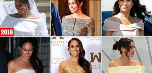 Daring to bare! Meghan&apos;s love of off-shoulder outfits