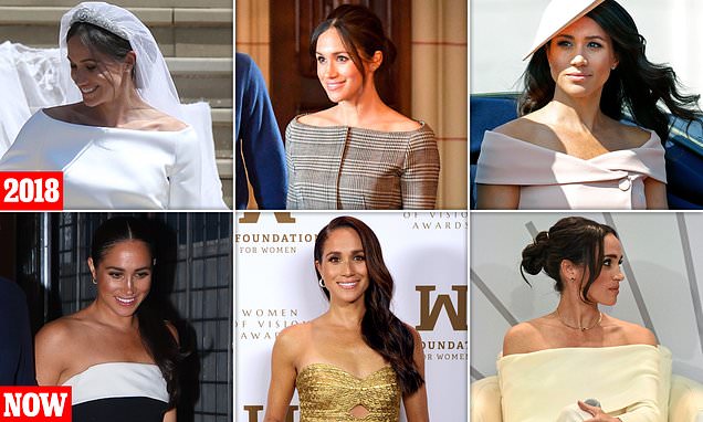 Daring to bare! Meghan&apos;s love of off-shoulder outfits