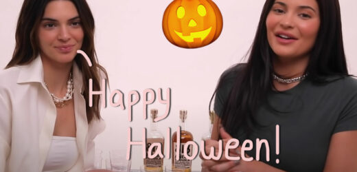 Kylie & Kendall Jenner Show Off Super Risqué Joint Halloween Costumes!