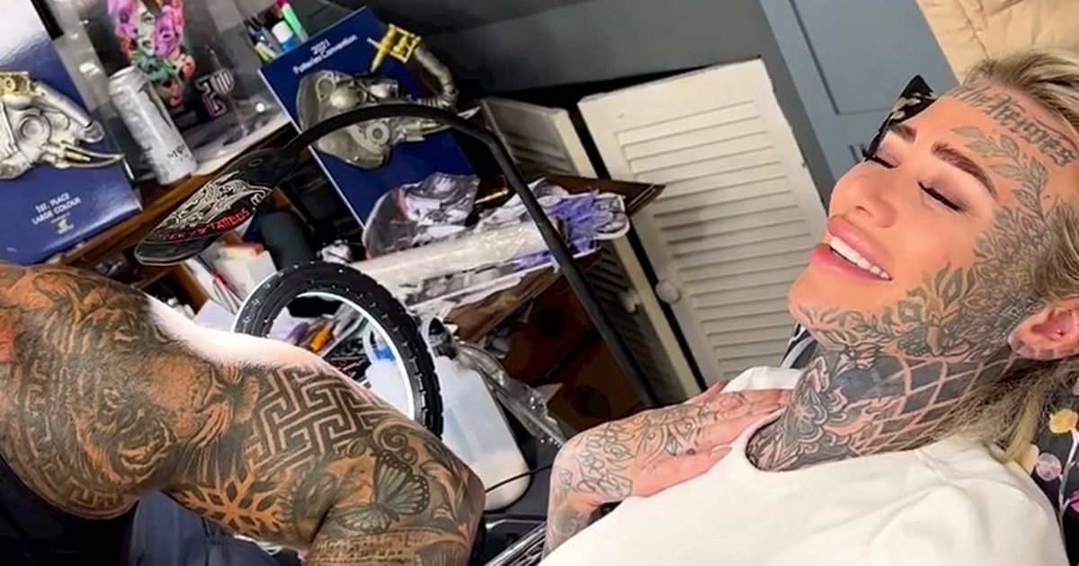 Britains most tattooed woman gets vagina tattooed and posts intimate footage