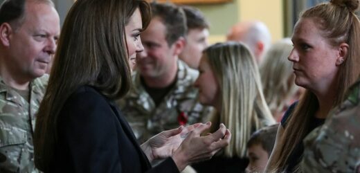 Kate Middleton looks sleek in blazer and trousers in Norfolk