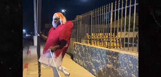 Lil Nas X Dresses as Bloody Tampon for Halloween