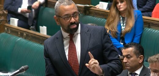 QUENTIN LETTS: James Cleverly mouthed a word rhyming with &apos;rowlocks&apos;