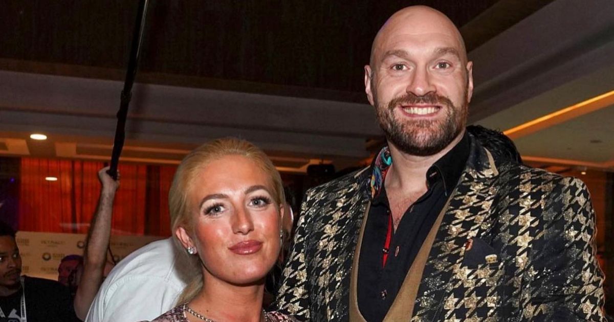 Tyson Fury is utterly unrecognisable with full head of hair in Paris wedding pics