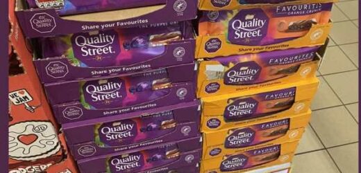 Quality Streets fans spot their favourite sweet in a chocolate BAR