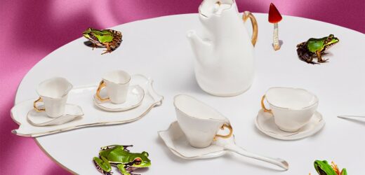 SELETTI and JORDANLUCA Deliver Rave-Inspired Warped Tea Set