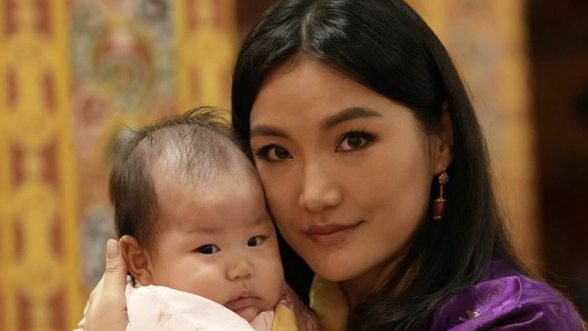 The Queen of Bhutan announces the name of her three-month-old daughter